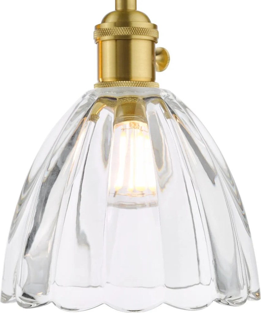 Dar Lighting glamour modern függeszték hadano sárgaréz darhad3640-11