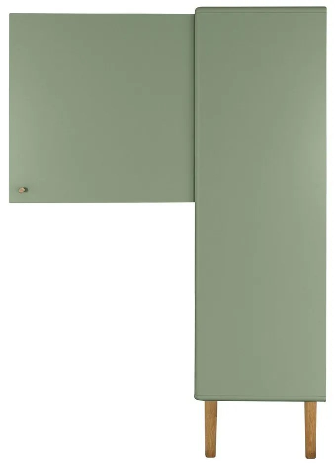 Zöld könyvespolc 118x138 cm Color Living – Tom Tailor