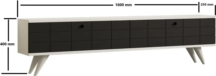 Alberi - Anthracite, White
