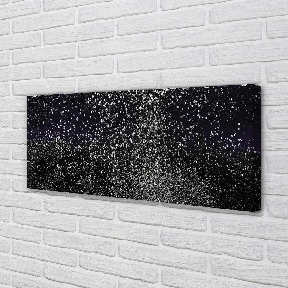 Canvas képek Csepp víz buborékok 125x50 cm