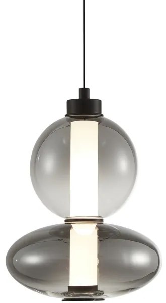 LED Csillár zsinóron DAPHNE LED/12W/230V szürke