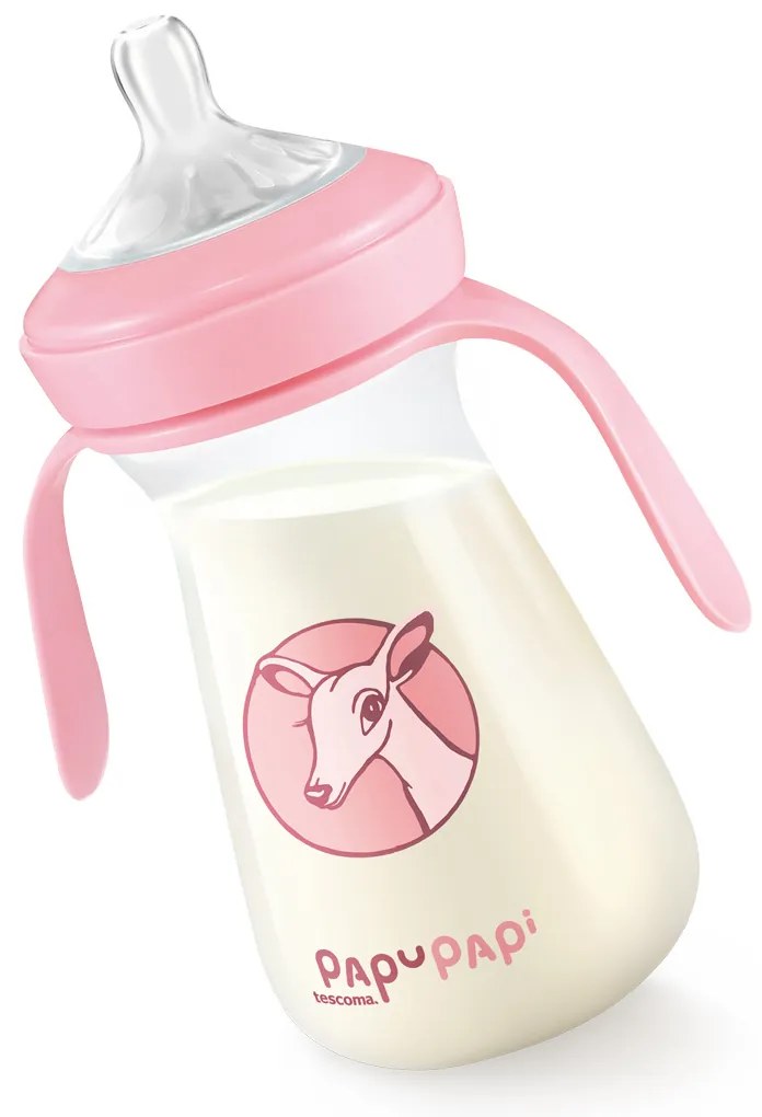 Tescoma PAPU PAPI palack 250 ml, rózsaszínű, 250 ml