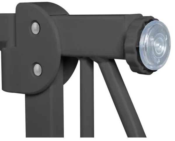 Lionelo - Biztonsági kapu TRUUS SLIM fekete/bézs