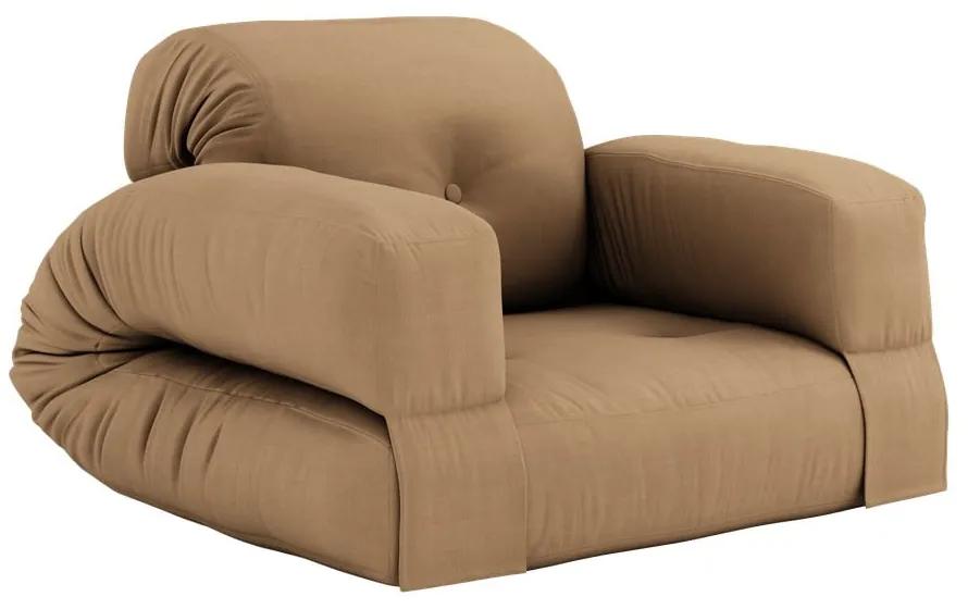 Hippo Mocca barna kinyitható fotel - Karup Design
