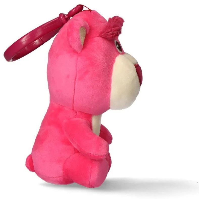 Disney Játékháború Lotso 3D plüss figura akasztóval, táskadísz 13 cm