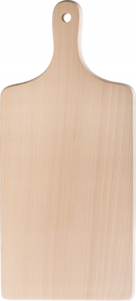 Hagyományos Fa Konyhai Vágódeszka Nyéllel 28x17,5 cm Bükk