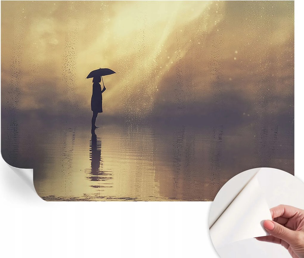 Divatos öntapadós fali tapéta Furnér Rejtélyes jelenet 152x104 cm