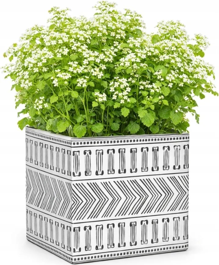 Virágtartó Fedél Szögletes Virágtartó Dekorációs 11CM