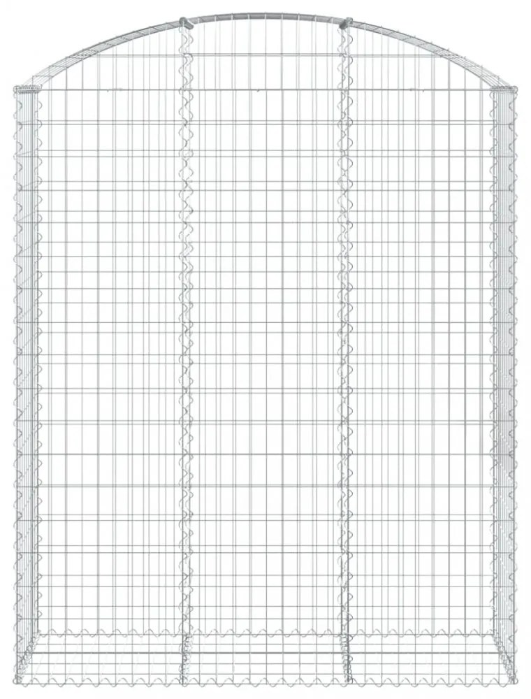 íves horganyzott vas gabion kosár 150x50x180/200 cm