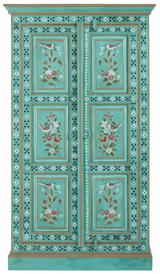 Zöld mangófa szekrény 87x152x38 cm Prem – Støraa