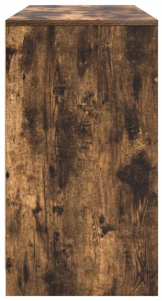 füstös tölgy színű szerelt fa íróasztal 120x42x76 cm