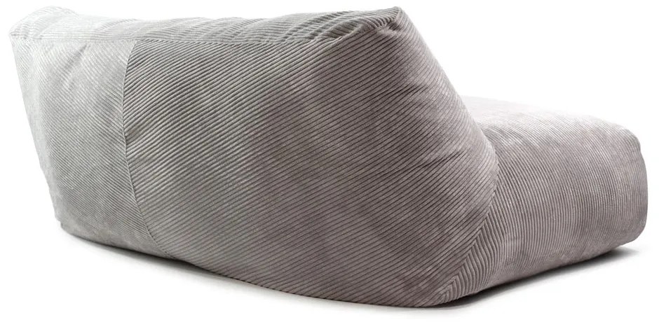 Zöld kordbársony babzsákfotel Sofa Tube 190 – SLOWDOWN