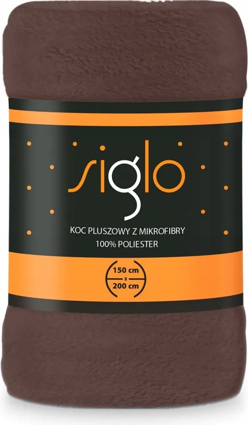 Siglo meleg mikroszálas takaró egyszínű 150x200 világos barna