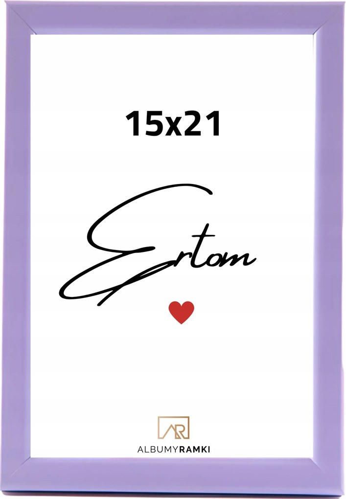 Képkeret 15x21 gyerek Aura világos lila Violet