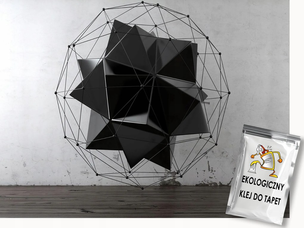 Fotótapéta Flizelina Modern Geometriai 3D Beton 400x280 ragasztó