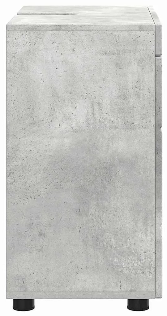 Fürdőszoba mosdószekrény TULUM Beton szürke 60 x 34 x 63 cm