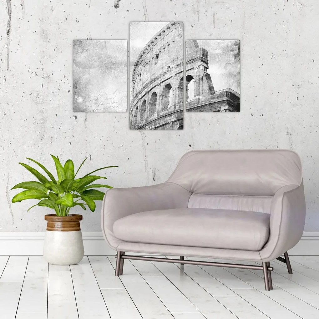 Kép - Vintage képeslap a városról N⁰1 (90x60 cm)