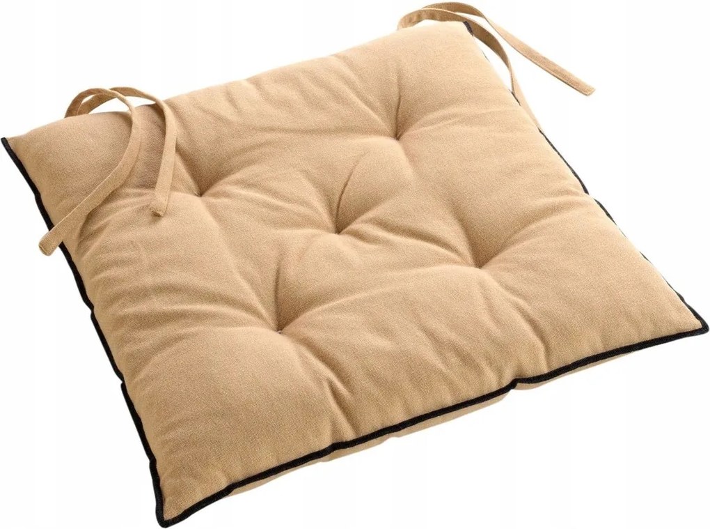 Steppelt Székpárna 40X40 Bézs Puha Zsinóros Mistraline