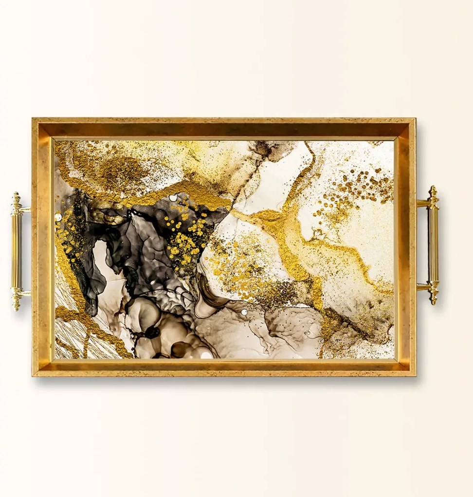 Üveg tálca, 38×24 cm – TPEA9868