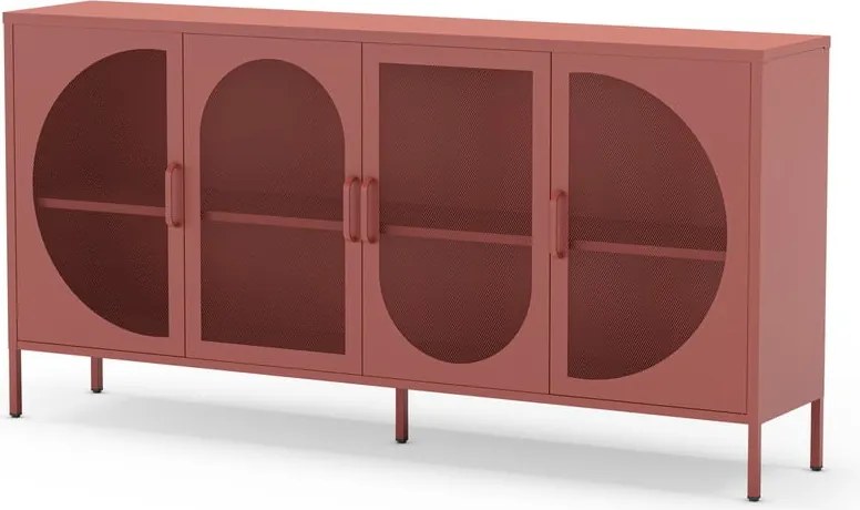 Téglavörös komód 160x90 cm Tayra – Marckeric