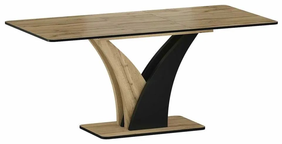 Artem étkezőasztal, artisan tölgy / fekete