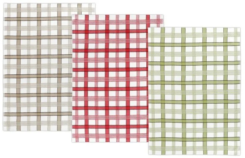Bellatex Konyhai törölköző Káro, 50 x 70 cm, 3db-os szett