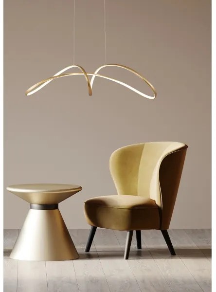 Zuma Line 20026P-GD - LED Csillár zsinóron FERMI LED/50W/230V 3000/4000/6000K