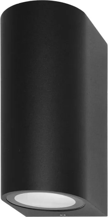 ITALUX OWL-2197-2R GENTA Modern Kültéri Fali Lámpa Fekete GU10 IP54
