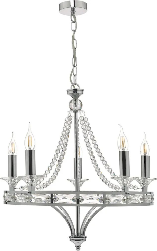 Dar Lighting MABRY MAB0550 Csillár 5x40W/E14