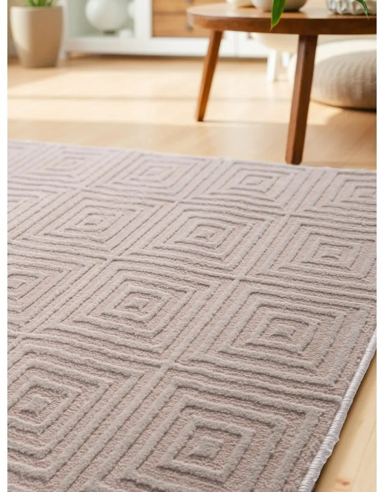 Bézs futószőnyeg 80x240 cm Perles Tourmaline – Elle Decoration