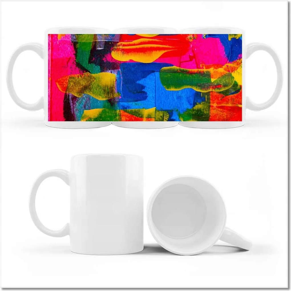 Nyomott mintás bögre Absztrakt Tomas