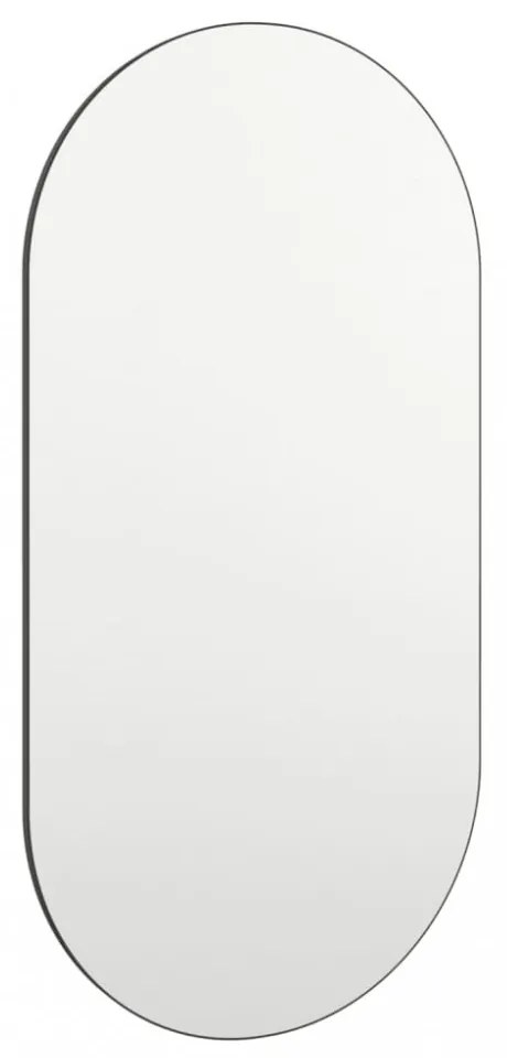 ovális üvegtükör LED-lámpákkal 80 x 40 cm