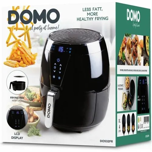 DOMO DO532FR digitális légkeveréses fritőz 4 l