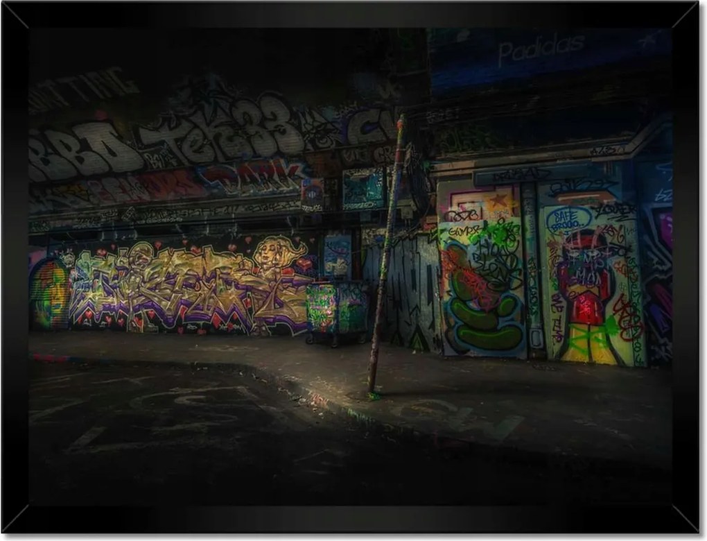 Poszterek keretben 40x30 Graffiti Utcaművészet