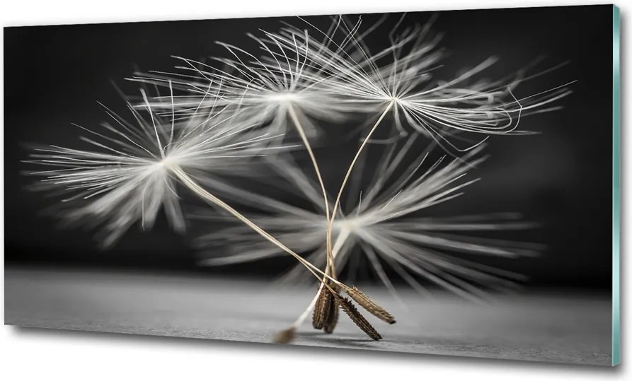 Fotó üvegkép Lila árvácskák 100x70