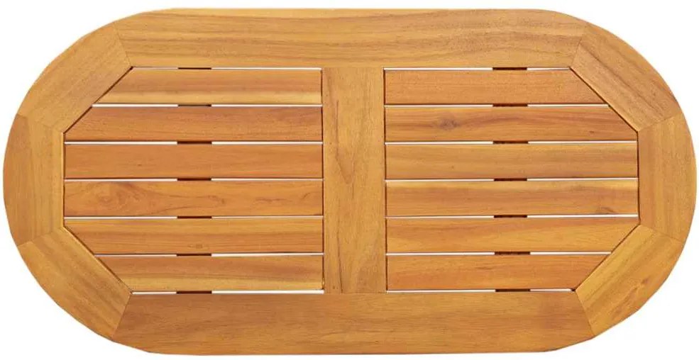 vidaXL Asztallap Olaj Természetes 80 x 40 x 2 cm Tömör Akácfa