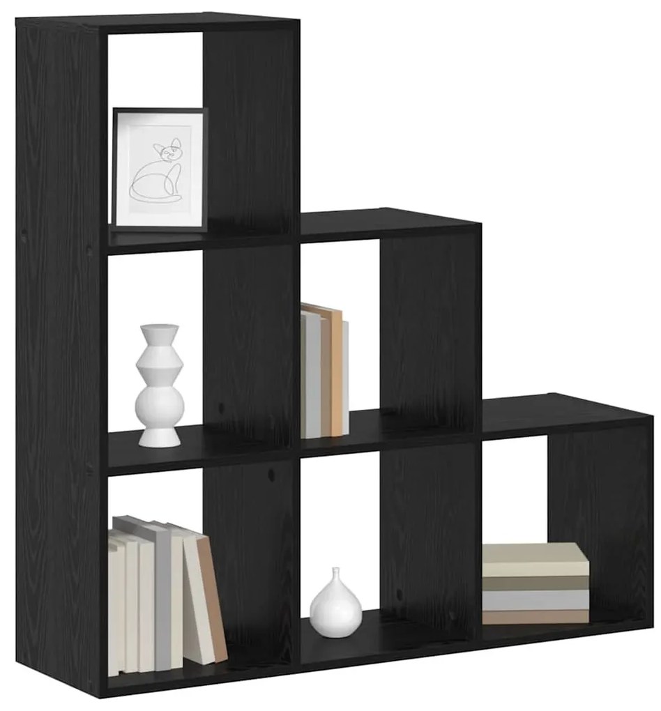 Könyvespolc Musta tammi 99 x 29 x 99 cm Faanyag