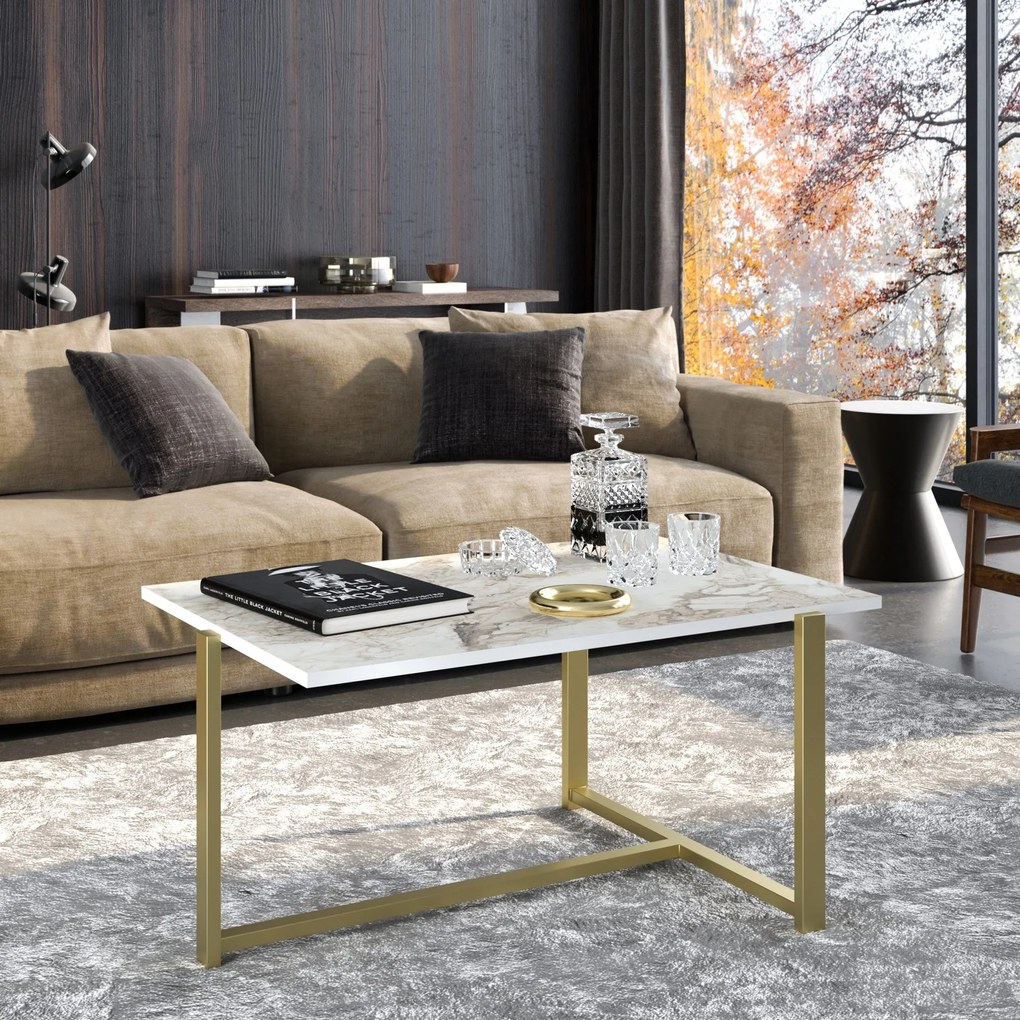 Dohányzóasztal Merideths - Gold