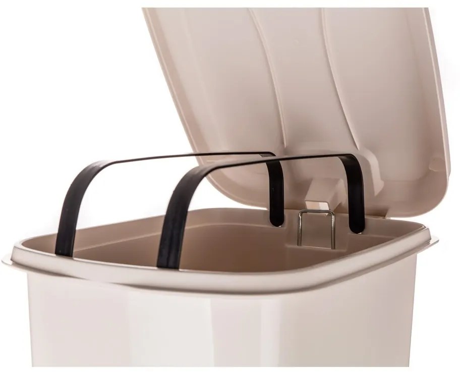 Banquet STEP pedálos szemeteskosár 40 l, krémszínű, 40 l