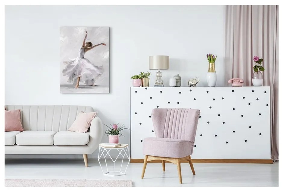 Canvas Waterdance Dancer II fali kép, 60 x 80 cm - Styler