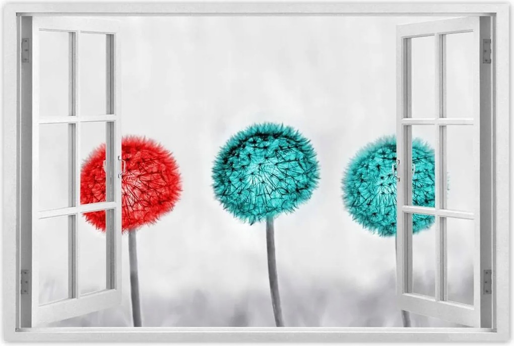 Poszterek 60x40 Piros pitypang