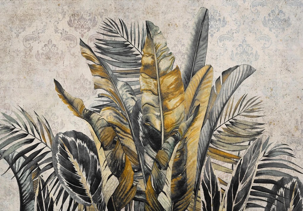 Fotótapéta Flizelin Levelek pálmalevelek gyönyörű növények ragasztó ingyen