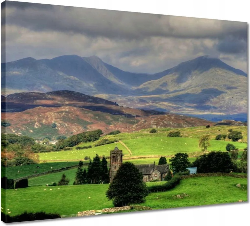 Vászonkép 50x40 Hegyi tájkép