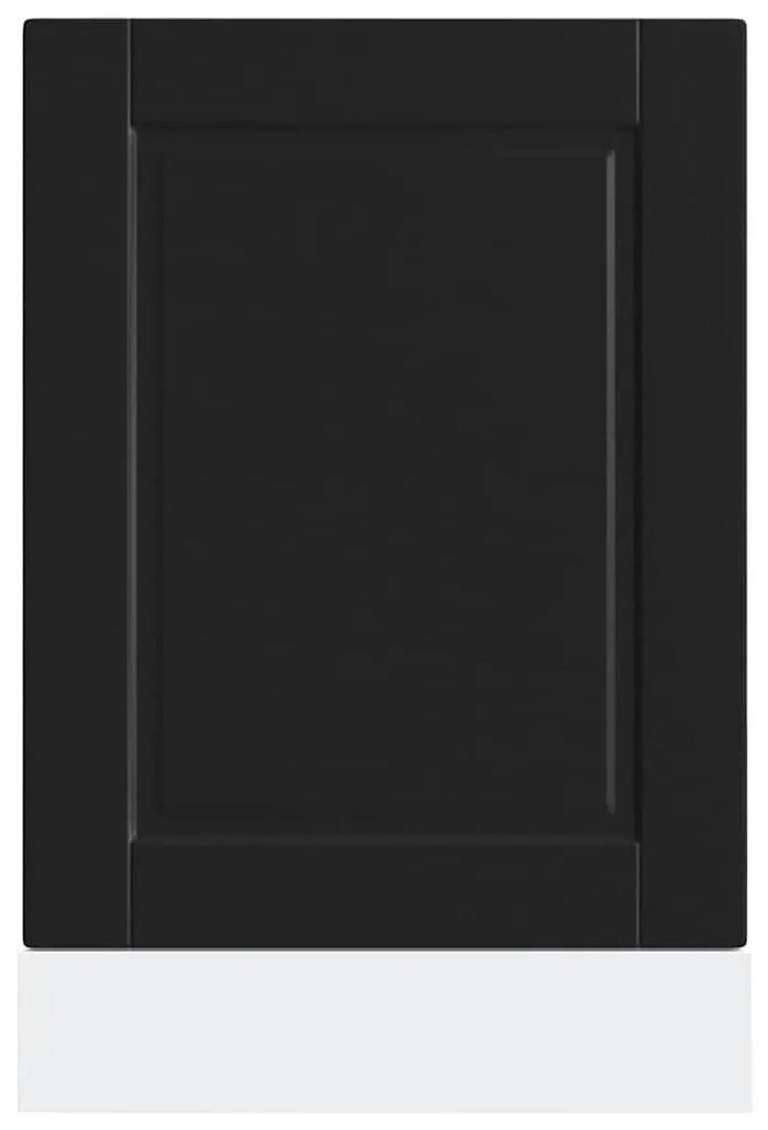 mosogatógép panel Porto&quot; Fekete 45x1,5x67 cm Mérnöki fa&quot;