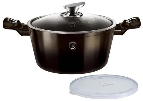 BerlingerHaus Lábas fedővel (4,1 L) Metallic Line Shiny Black Edition BH/6605