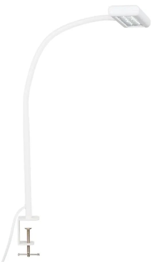 Brilo - LED Rugalmas asztali lámpa klipsszel TRASNA LED/7,5W/230V fehér