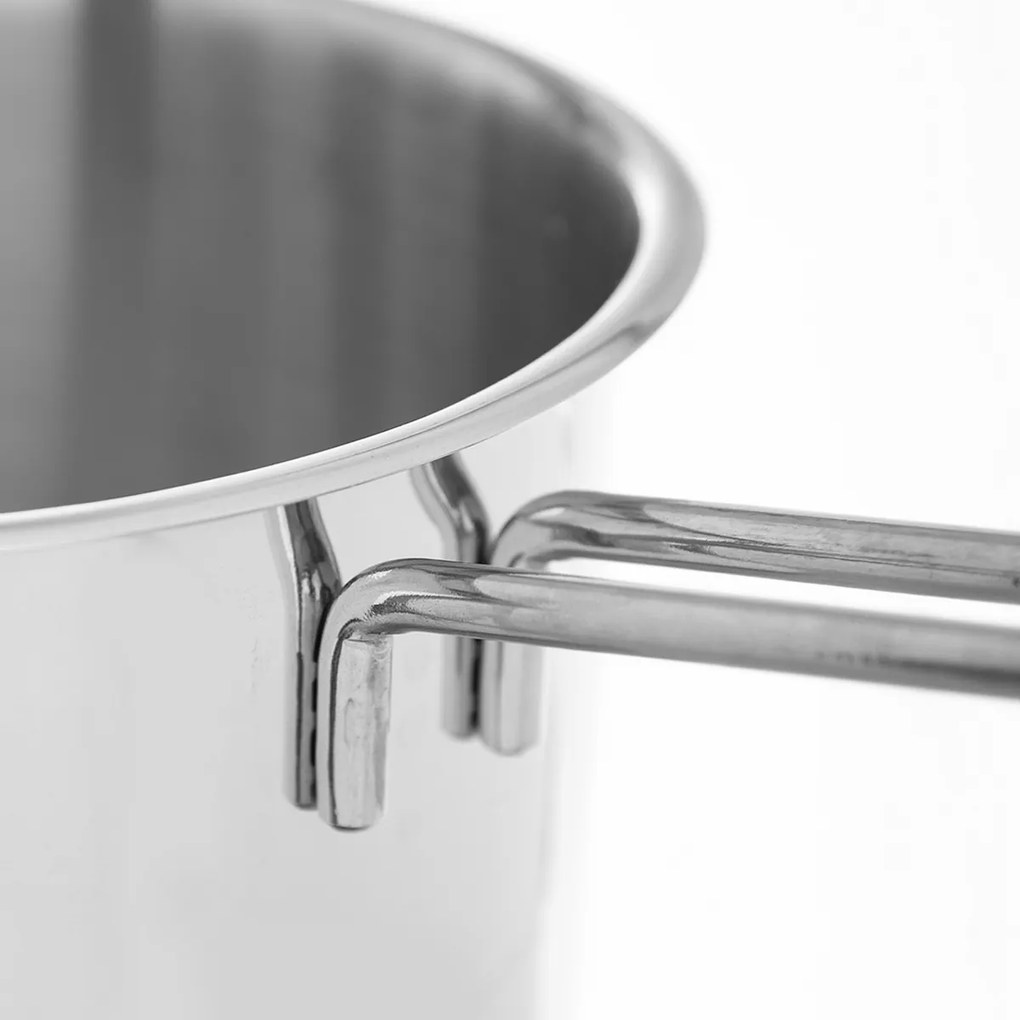 Orion ANETT rozsdamentes acél nyeles edény, 18 cm, 18 cm