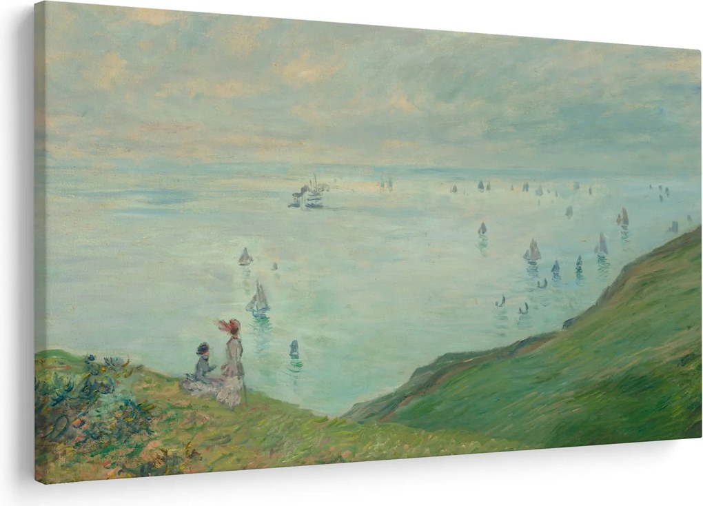 Kép - Henri Fantin-Latour, Cliffs at Pourville, reprodukciók (90x60 cm)