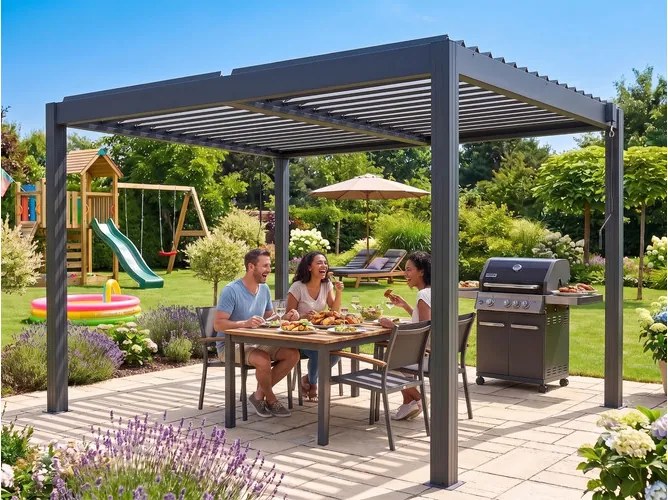 bioklimatikus pergola LANITPLAST BASIC 4x3 m LG4293