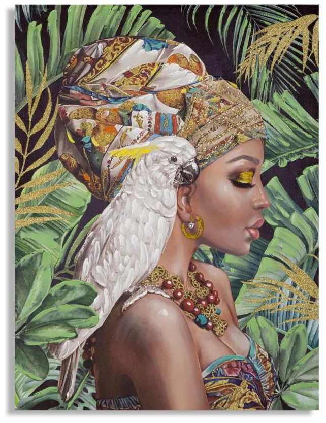 Kézzel készített falfestmény kloe függőleges 90x3x120cm